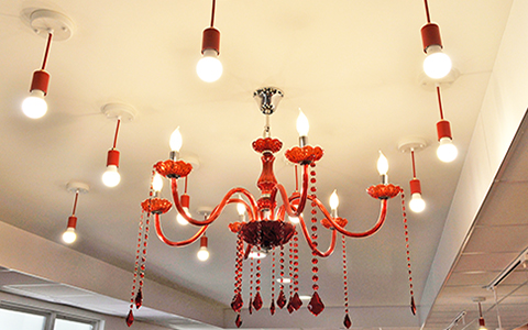 Strawberry Fields Dispensary Ceiling